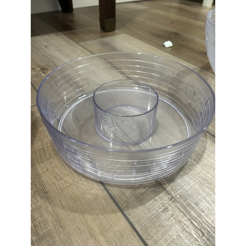 Longaberger Hard Plastic Chip & Dip Protector for 10" Round Serving Basket